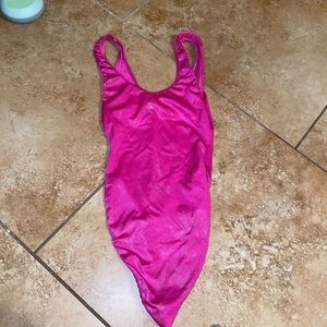 iHeartRaves Pink Bodysuit